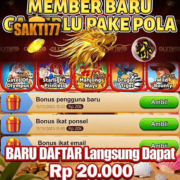 sakti77 Daftar Sekarang - Unduh APK